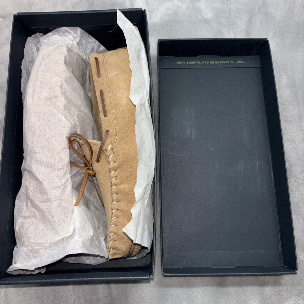 Florsheim Mens Cozzy Tie Slipper Sand Size‎ 8 M NIB